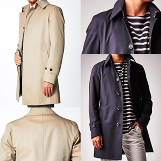 【早割　30名様限定】自分流にカスタマイズできる純国産ステンカラーコート