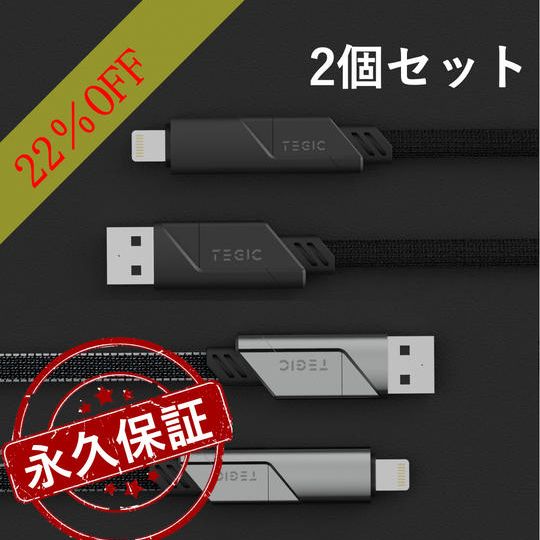 TEGICケーブル × 2個 セット