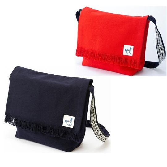 奥田民生×中国新聞 元気応援ショルダーバッグ 紺色・赤色セット