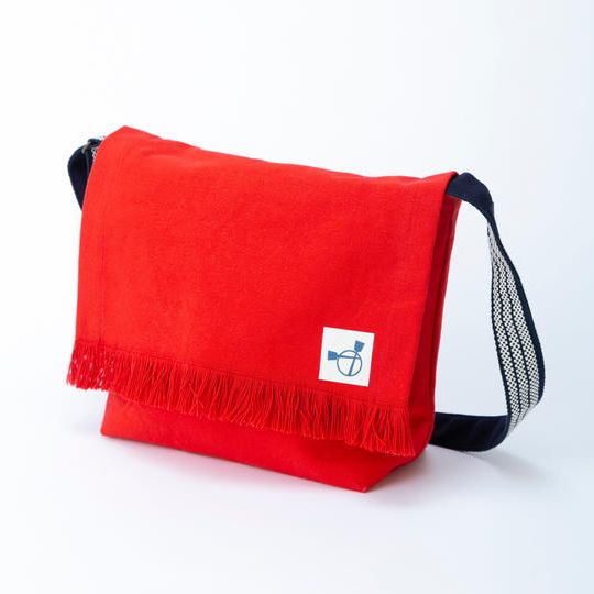 奥田民生×中国新聞 元気応援ショルダーバッグ 赤色