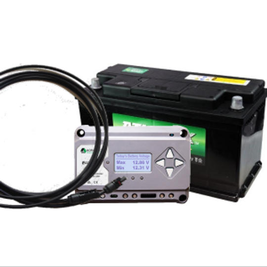 【オプション】専用充電コントローラ／3mケーブル／1000Wh鉛バッテリーセット（5%OFF）