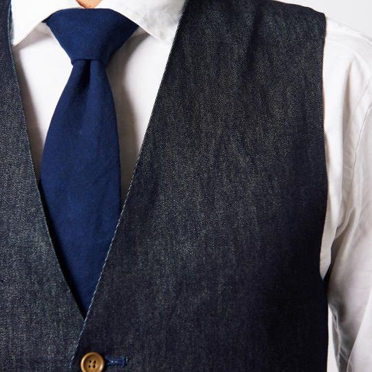 【先行販売】琉球藍染デニムネクタイ