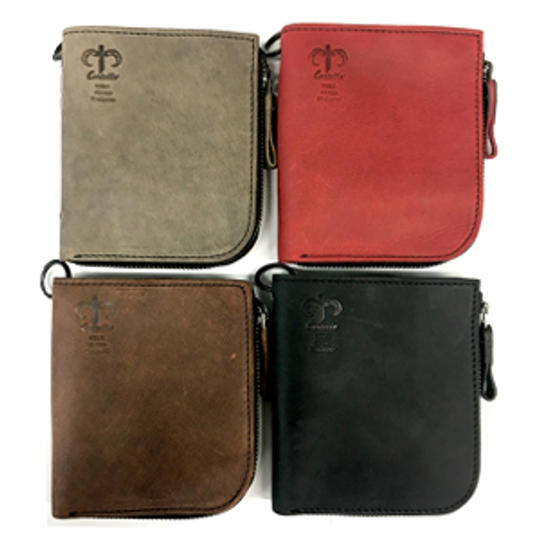 【早割20％OFF 】＜4色から選べる＞ L字ファスナーマルチウォレット1個