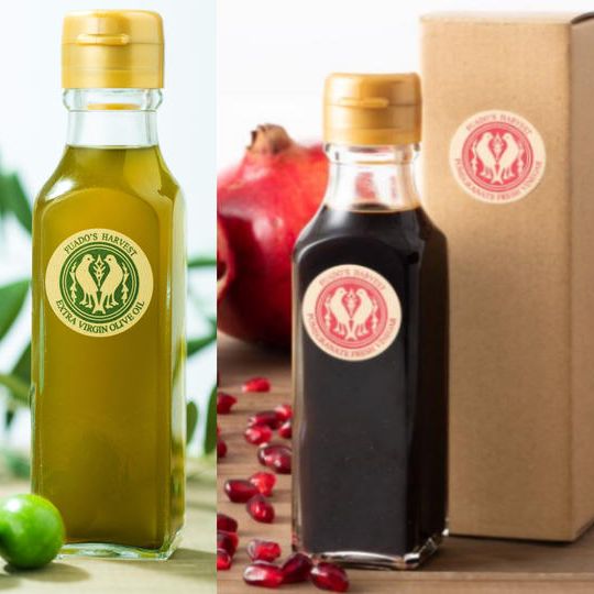 【限定30セット】搾りたてオリーブオイル120ml＋ざくろヴィネガーセット