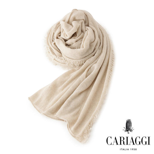 【クラウドファンディング特別価格 / 限定10名様】【大判ニットストール】カラー：ベージュ