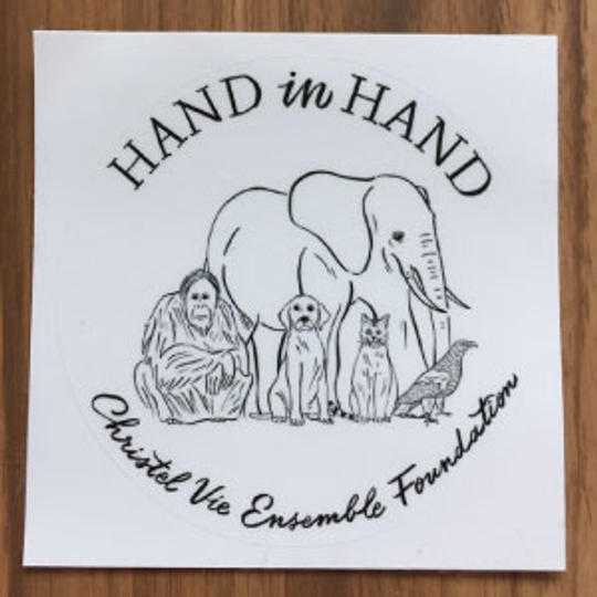 イラストレーターShogo Sekineさんデザイン・クリステル財団オリジナル「ステッカー」