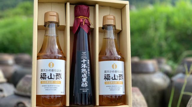 伝統製法で造る壷酢セット - (200年前から受け継いできた露天かめ壷