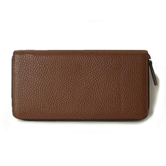 【20％OFF】特許4FUSION 日本製イタリアレザー長財布　ブラウン