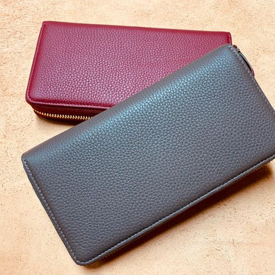 【30％OFF】特許4FUSION 日本製イタリアレザー長財布　カラー選択2個セット