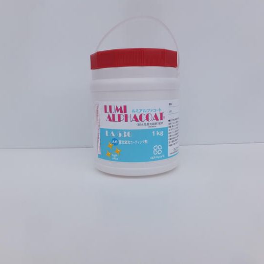 水性蓄光塗料：黄緑色／白色／黄色／オレンジ色／赤色（ピンク）／緑色のうち⇒1kg1本（選択自由）