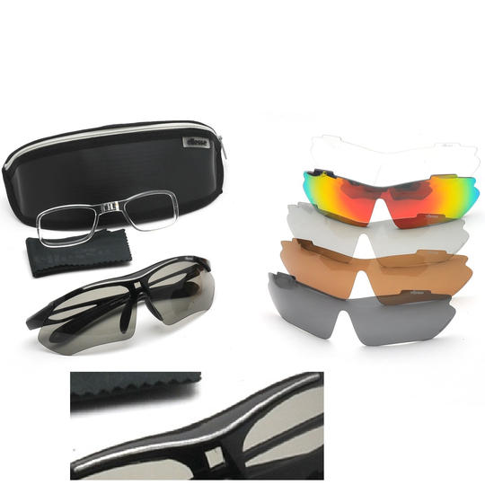 【25%OFF】<限定30名> エレッセサングラス ブラック×シルバーフレーム