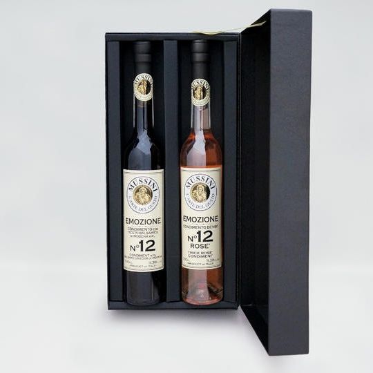 ムッシーニ・エモツィオーネNo.12ビネガー　ブラック、ロゼ　2本セット