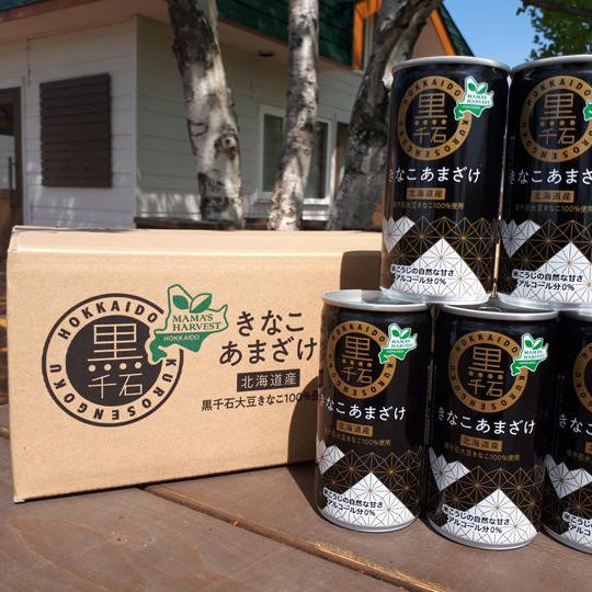 【53%OFF】Mama's Harvest 北海道産黒千石きなこ甘酒 30本入ケース