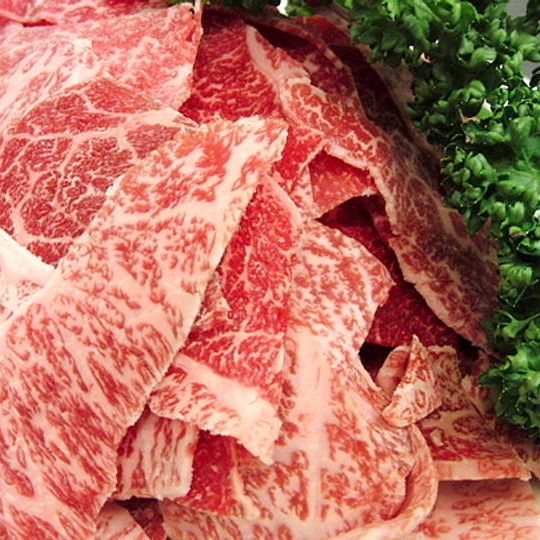 A5ランク黒毛和牛の切り落とし　200g