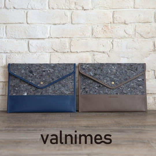 valnimes A4書類ケース単品【ブルー/ブラウン】
