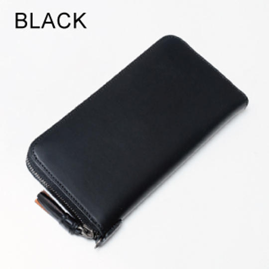 【限定20％OFF】tense & soujiro ラウンドファスナー　ブラック