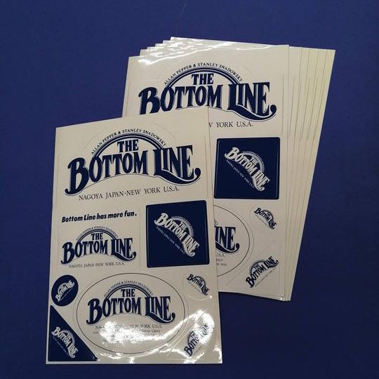 〈ボトムラインを応援〉B-2 オリジナルステッカー（感謝の動画付）＆ワンドリンクチケットのおまけ