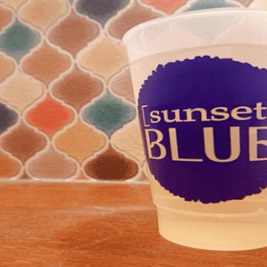 〈サンセットブルーを応援 〉S-2 オリジナルドリンクカップ・ドリンクチケットおまけ付き