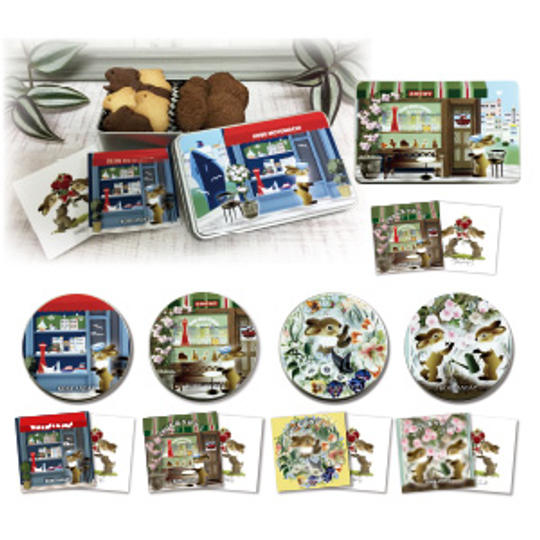 丸缶4・角缶2 セット/7500円