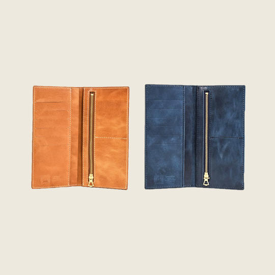 【ペアセット10%OFF】無駄を限界まで省いた 四角い長財布 2本ペアセット