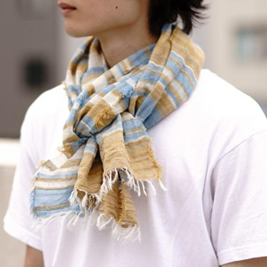 草木染の小巾ストール（税込・送料込）