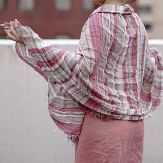 草木染の大判ストール（税込・送料込）