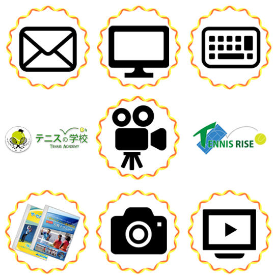 販売用DVD作成と販売 テニスライズの顧客に向けた宣伝含めたフルパック