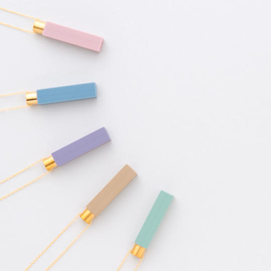 ミルキーカラーの笛のネックレス～ effe milky ～