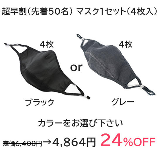 INCONTROMASK 1セット（4枚入）超早割 24%off 