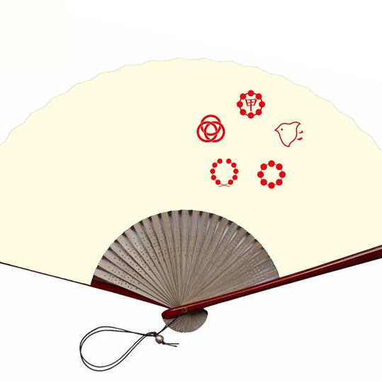 五花街紋章入り オリジナル扇子