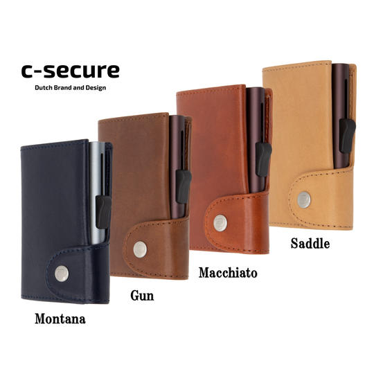 【優待割引15%OFF】XLカードケース×コインポケットなし「C-secure」特別仕様
