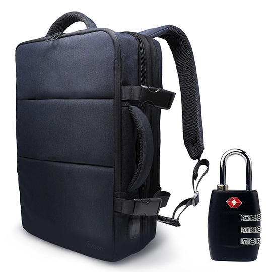 【早割10名限定 32％OFF】 リュック×1個 TSAロック×1個・ネイビー
