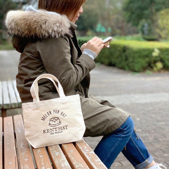 【Creema SPRINGS限定】メロンパンハット刺繍ランチトートバッグ