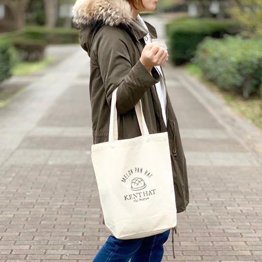 【Creema SPRINGS限定】メロンパンハット刺繍トートバッグ(タイプ①)