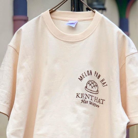 【Creema SPRINGS限定】メロンパンハット刺繍TシャツSサイズ