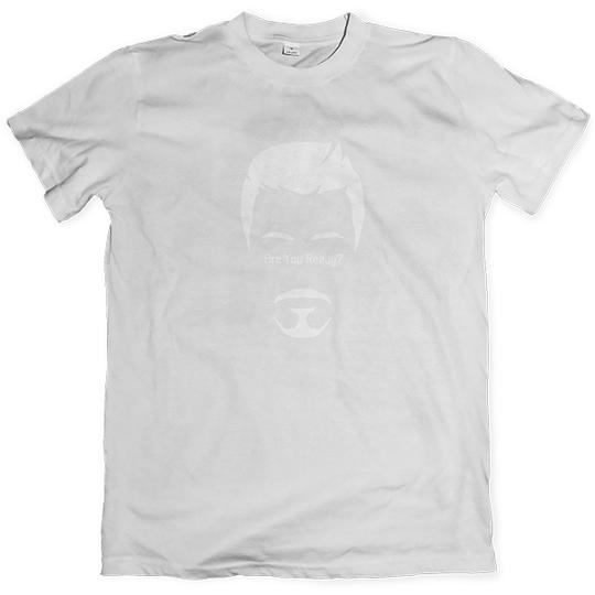 ”Are You Ready?"Tシャツ 限定カラーWhite×White