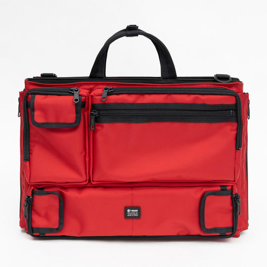 【早割】5%OFF! リバーシブルバッグ”switch” レッド×ブラック 1本