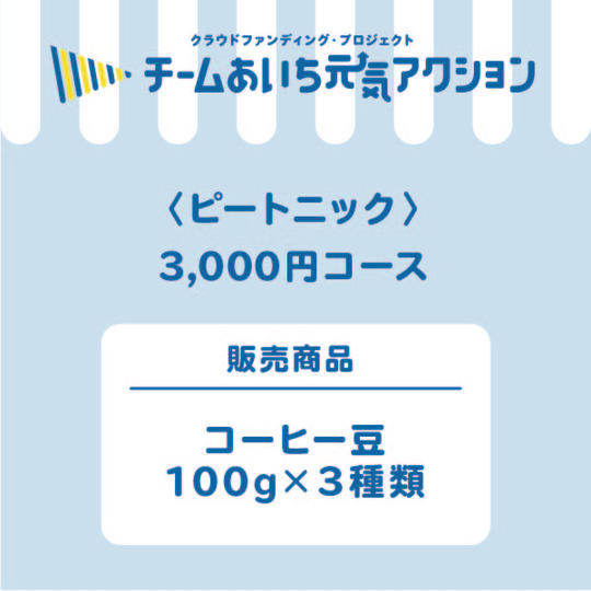 【自宅にお届け!】コーヒー豆100gを3種類