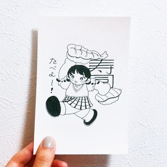 みんなでつくるLINEスタンプ【ポストカード原画】