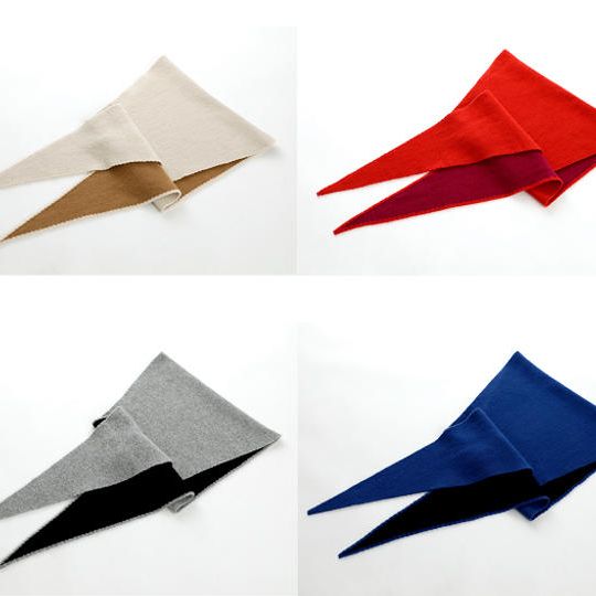 【20%オフ】<20名限定> AWAGATAKE    ダイヤモンド型二重仕立カシミヤショール 1枚