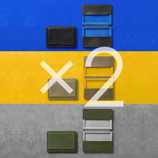 【限定超早割20名】「レザー名刺ケースペアセット」 2個 25%OFF