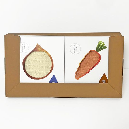  ■ご好評につき追加 ■《Creema限定価格》野菜染めタオル【雫～SHIZUKU～】ガーゼハンカチ2枚セット 
