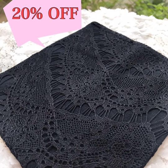 【着せ替え3WAYレース】　黒ｘ黒レース