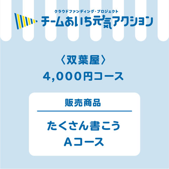 【ご自宅に届く!】たくさん書こう Aコース