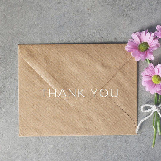 お気持ちで応援。サンクスポストカードレター