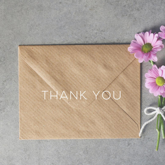 お気持ちで応援。サンクスポストカードレター