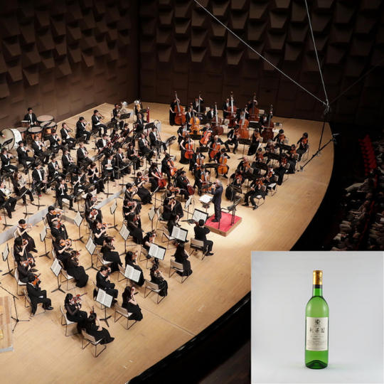 チケット引換券または大阪フィル・オリジナル動画視聴券（プレゼント：利果園　堅下本葡萄（白））