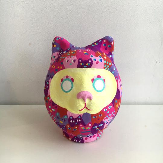 ai sayama特別提供！ねこだらけ猫だるま（小）