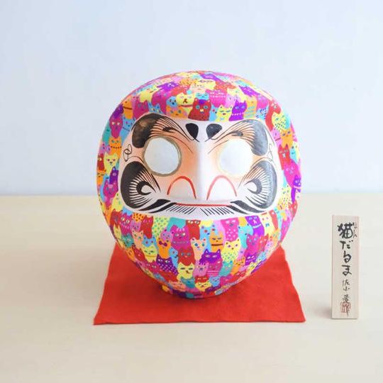 ai sayama特別提供！あなたの猫をアートだるま（大）にします