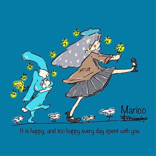 animaloop特別提供！あなたの似顔絵を糸島の観覧船待ち合い場所壁面に描きます(1購入につき1名様分)